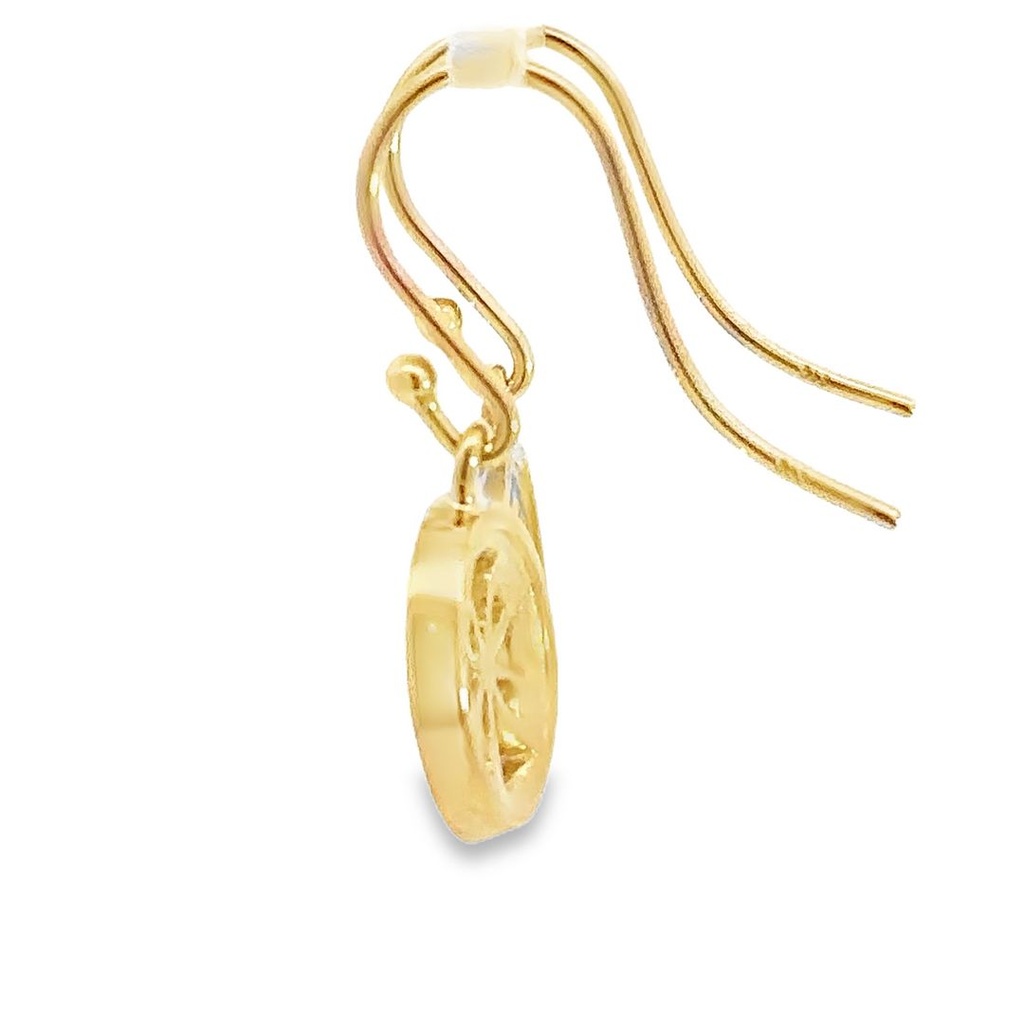Earrings | Pierced Discs 9K Gold