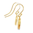 Earrings | Pierced Discs 9K Gold