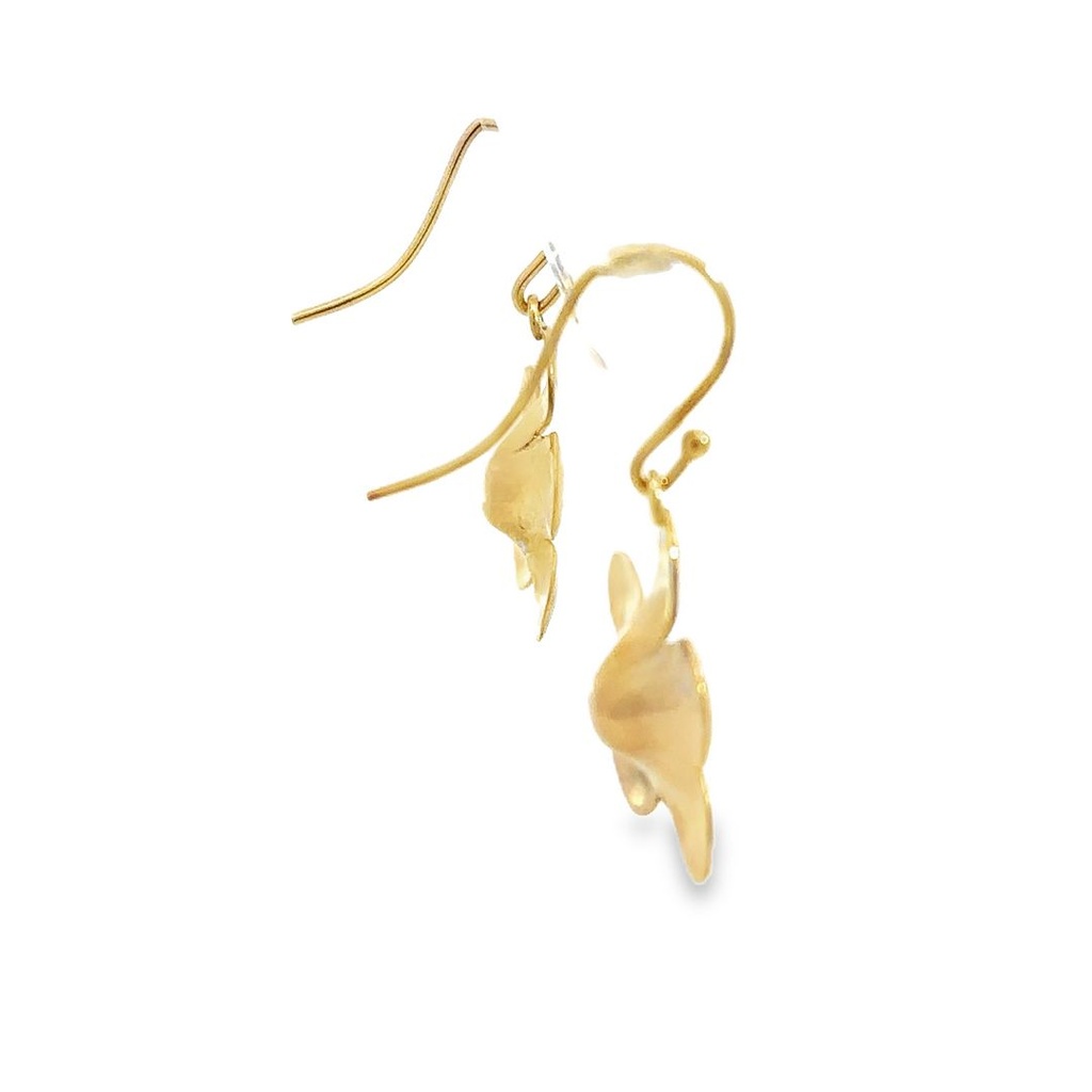 Earrings | 9K Gold Frangipanies