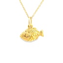 Triggerfish Pendant In 18K Yellow Gold