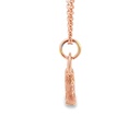 Pendant | Geometric Design Bilum In Rose Gold