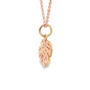 Pendant | Monstera Leaf In 9K Rose Gold