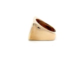 9ct Yellow Gold Rectangular Flat Top Ring