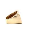 9ct Yellow Gold Rectangular Flat Top Ring