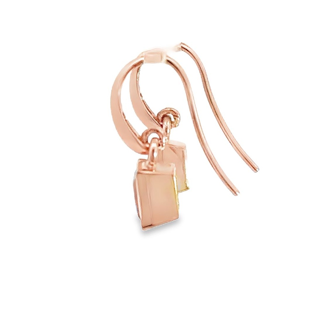 Earrings | Garnets In 9 Carat Rose Gold