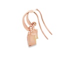 Earrings | Garnets In 9 Carat Rose Gold