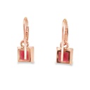 Earrings | Garnets In 9 Carat Rose Gold