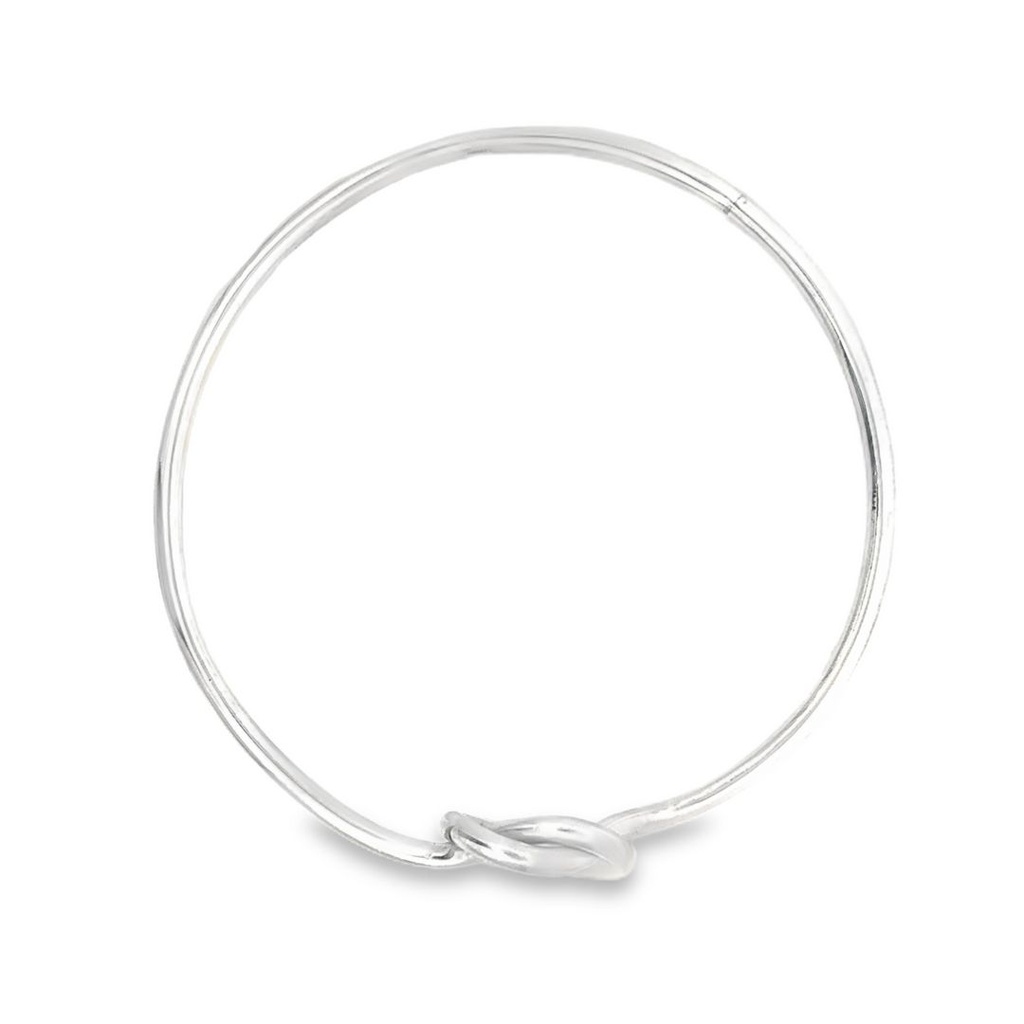 Bangle | Knot Top In Silver