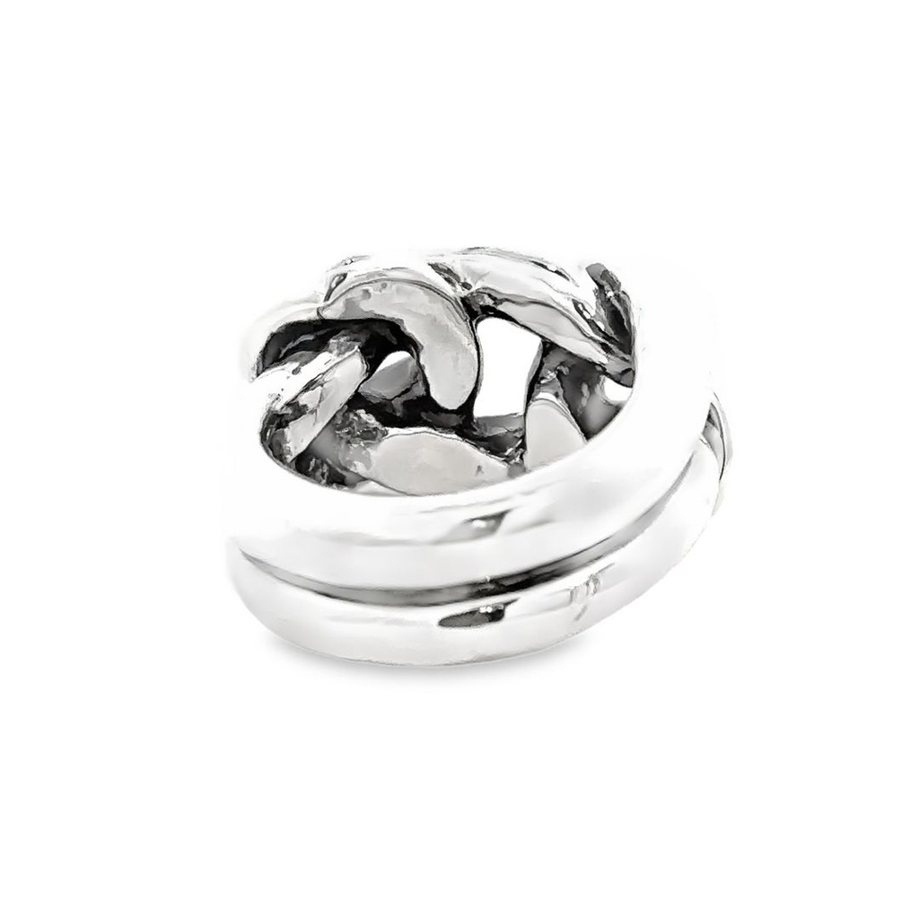 Ring | Chunky Chain Style In Silver