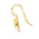 Earrings | Gold Plated Brass With Rose Quartz