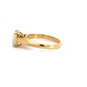 Opal Ring | 18K Yellow Gold Solid White Opal