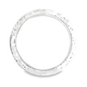 Bangle With Beaten Finish In Sterling Silver