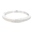 Bangle With Beaten Finish In Sterling Silver