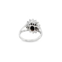 Triplet Opal Ring With Multi Colours In Silver