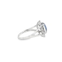 Triplet Opal Ring With Multi Colours In Silver