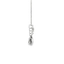 Opal Pendant | Triplet With CZ Detail In Silver