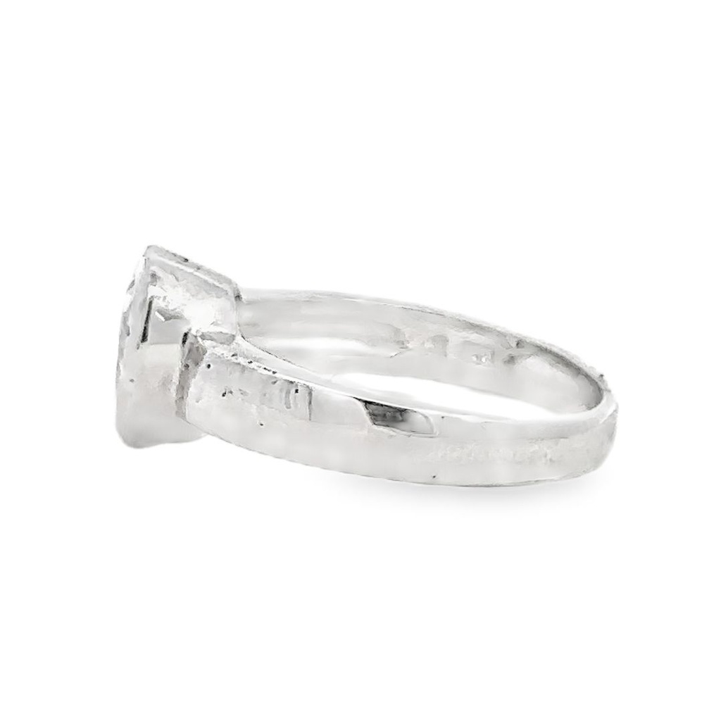 Heart Cubic Ring | Sterling Silver