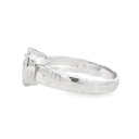 Heart Cubic Ring | Sterling Silver