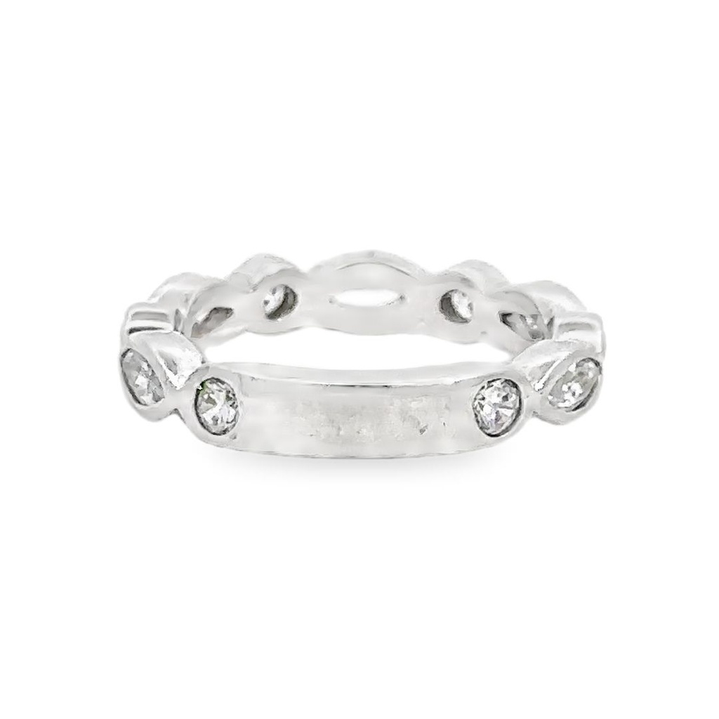 Heart Cubic Ring | Sterling Silver
