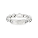 Heart Cubic Ring | Sterling Silver
