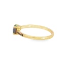 Opal Ring | 14K Lightning Ridge Solid Opal & Gems
