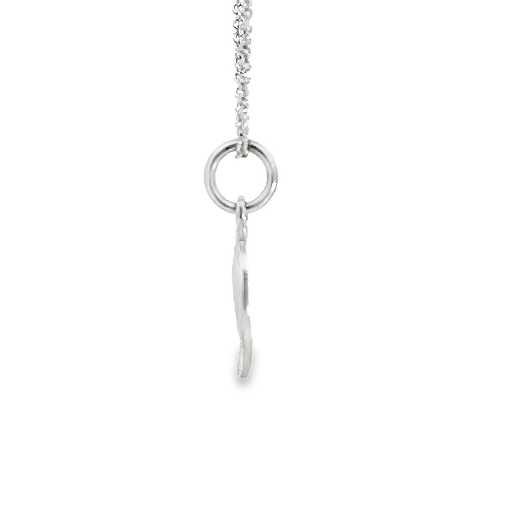 Fan Palm Pendant | 9ct White Gold