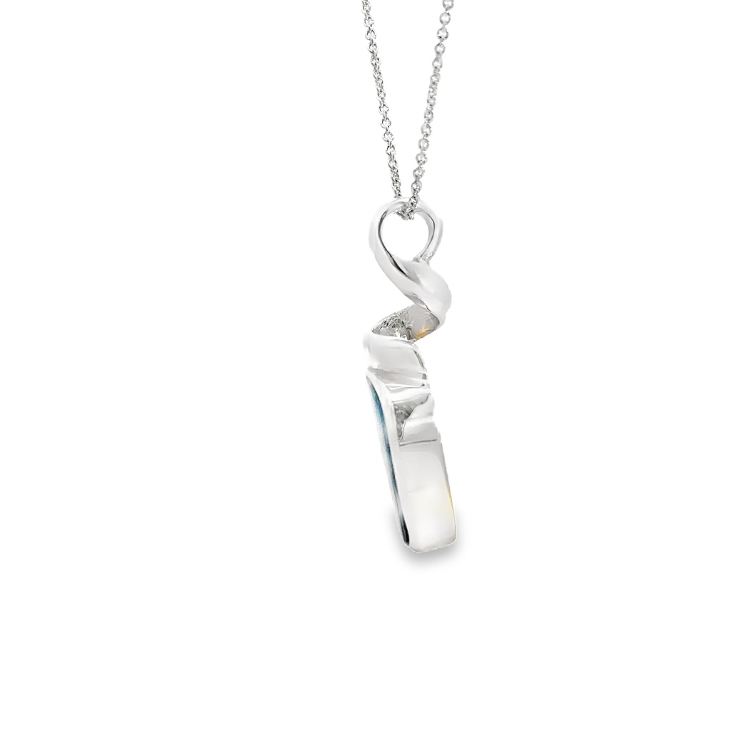 Pendant | Boulder Opal In Sterling Silver