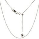 9ct White Gold Diamond Cut Extender Chain