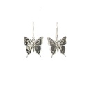 Small Ulysses Butterfly Earrings In Silver