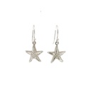 Starfish Earrings In Sterling Silver
