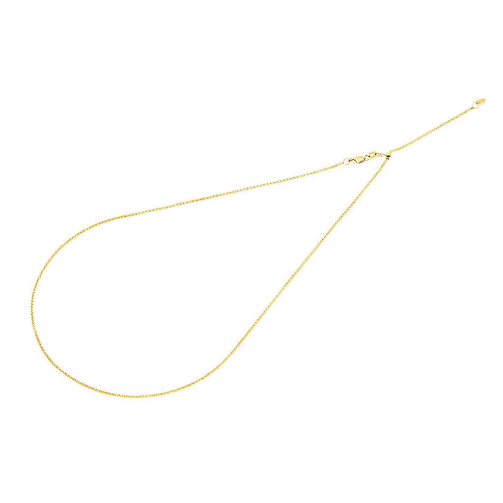Extender Necklace In 18ct Yellow Gold
