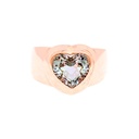 Bi-Coloured Tourmaline Ring In 9K Rose Gold