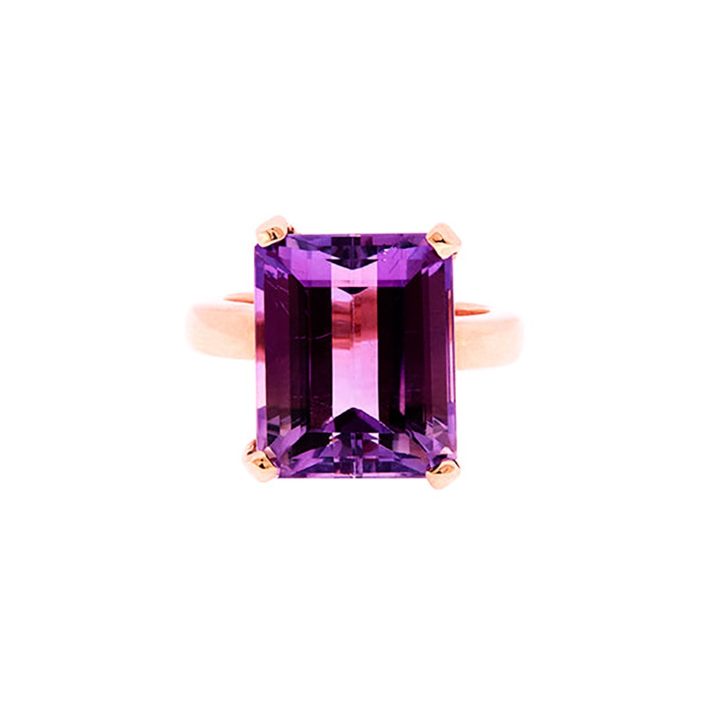 Amethyst Ring | 9ct Rose Gold