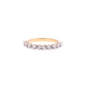 Diamond Half Eternity Ring | 18ct Yellow Gold