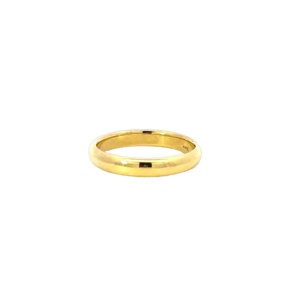 Wedding Band In 18ct Yellow Gold