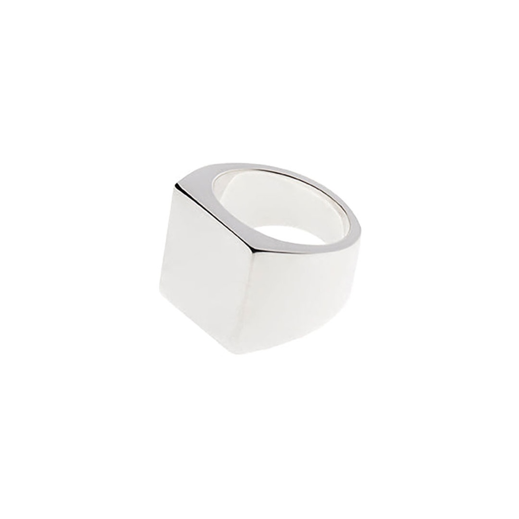 Signet Ring Large In Sterling Silver