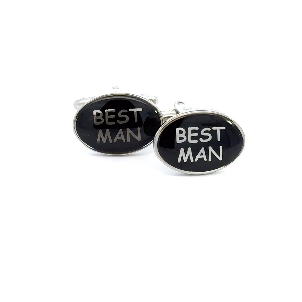 Silver Best Man Cufflinks
