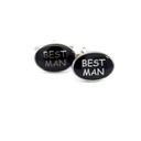 Silver Best Man Cufflinks