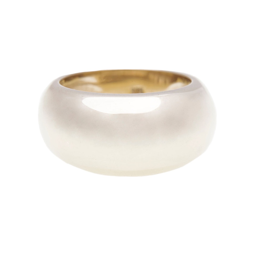 9ct Yellow Gold 12mm Domed Ring