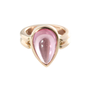 Pink Tourmaline Ring In 18K Rose Gold