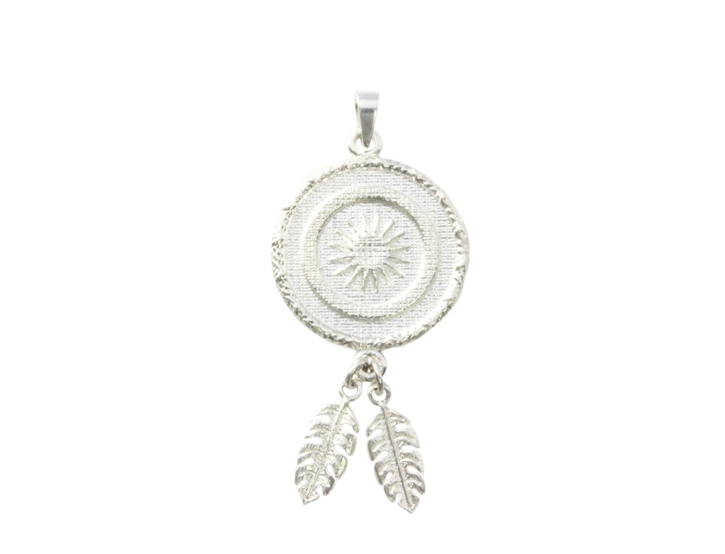 Silver Star Goroka Pendant With Tassel