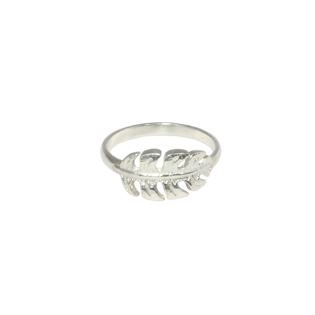 Silver Travellers Palm Pinky Ring