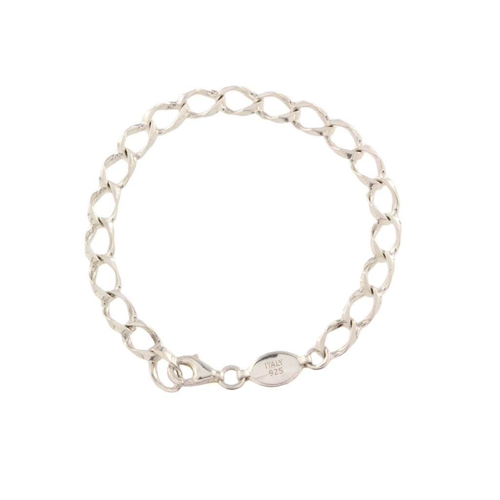 Sterling Silver Curb Link Bracelet