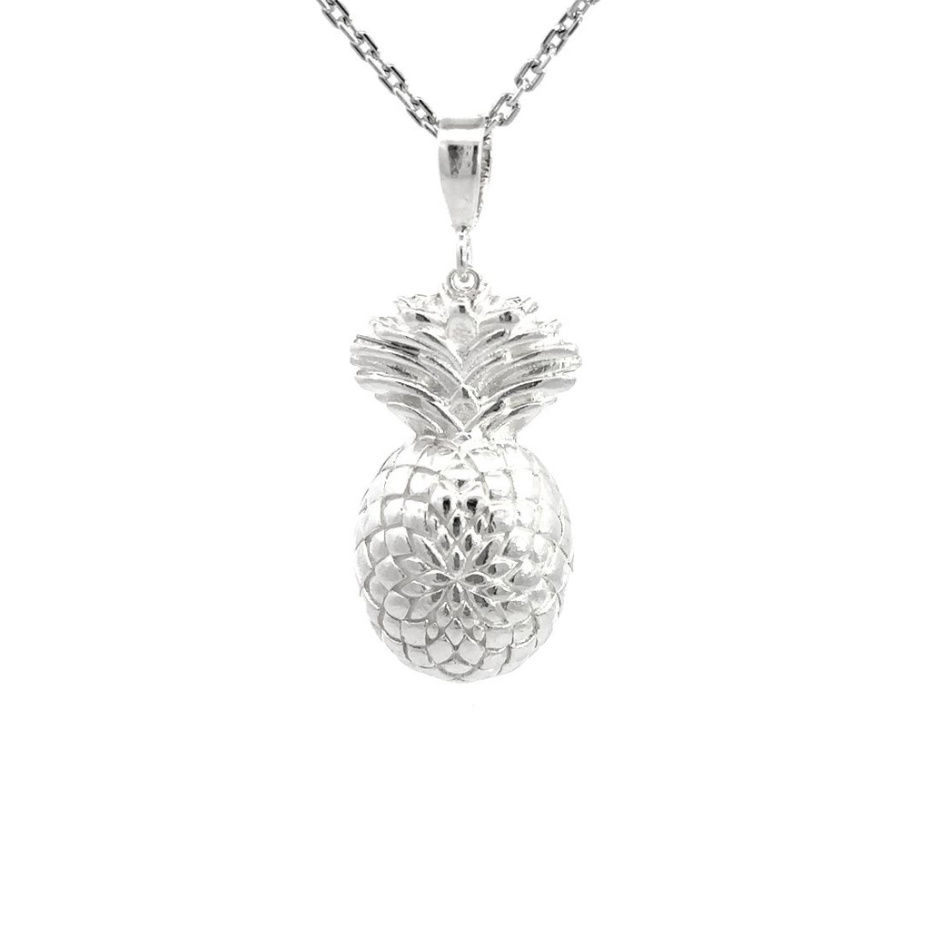 Pineapple Pendant | Sterling Silver