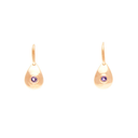 Purple Sapphire Earrings | 9ct Yellow Gold