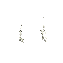 Silver Gecko Earring