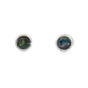 Opal Earrings | Triplet Studs In Sterling Silver