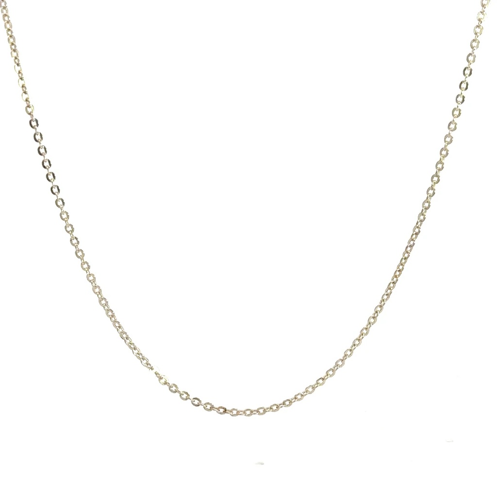 Trace Chain Necklace In Sterling Silver 45cm
