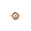 South Sea Pearl Ring In 9ct Yellow Gold