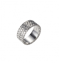 Men's Herringbone Ring Steel Style